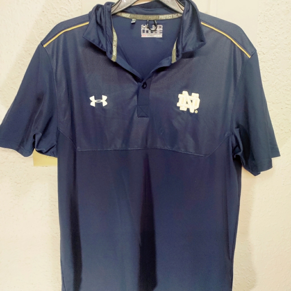 Under Armour Thermal Notre Dame Custom Polo